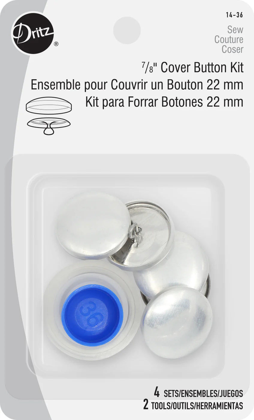 Kit para Forrar Botones 2,2 cm - Dritz