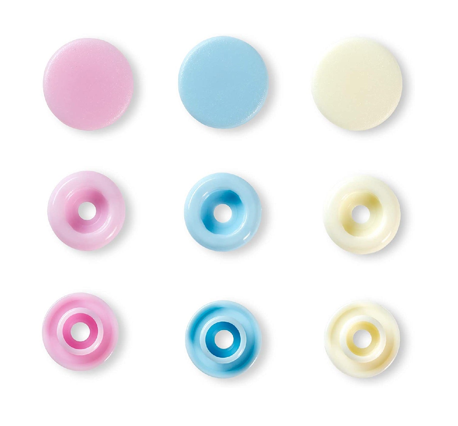 Snap Broche Plástico Pastel 12 mm – Prym 30 U