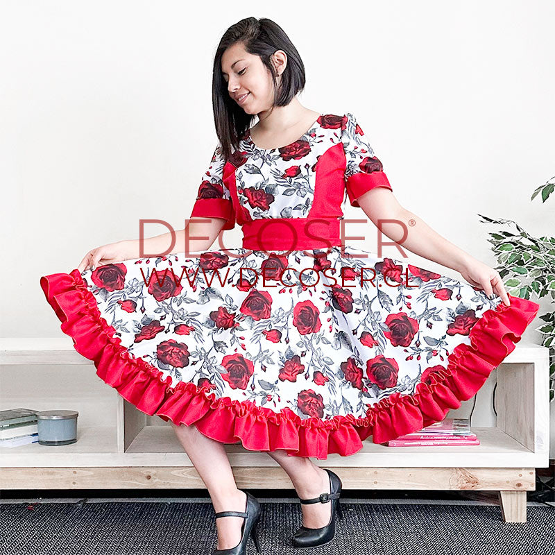 Vestido De Huasa China Adulta Vestido Huasa China – Decoser Tienda