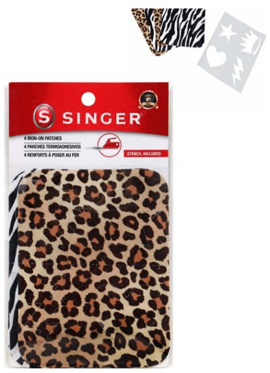 Parches Animal Print Plancha 4u - Singer