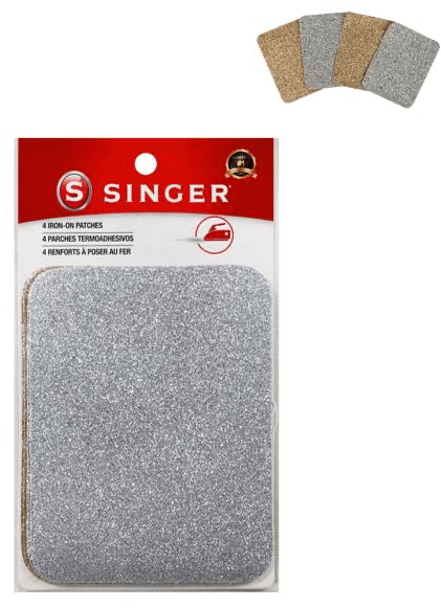 Parches Dorado Plateado Plancha 4u - Singer