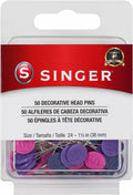 Alfileres Cabeza Plana 50 u - Singer