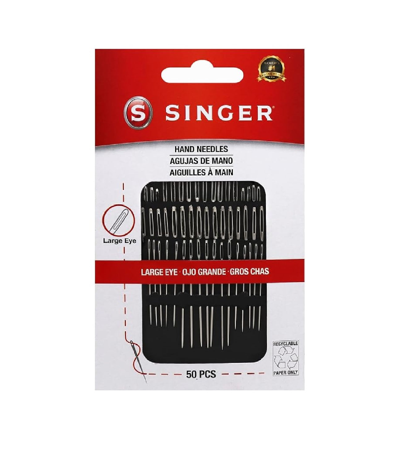 Agujas de Mano 50 Unidades - Singer