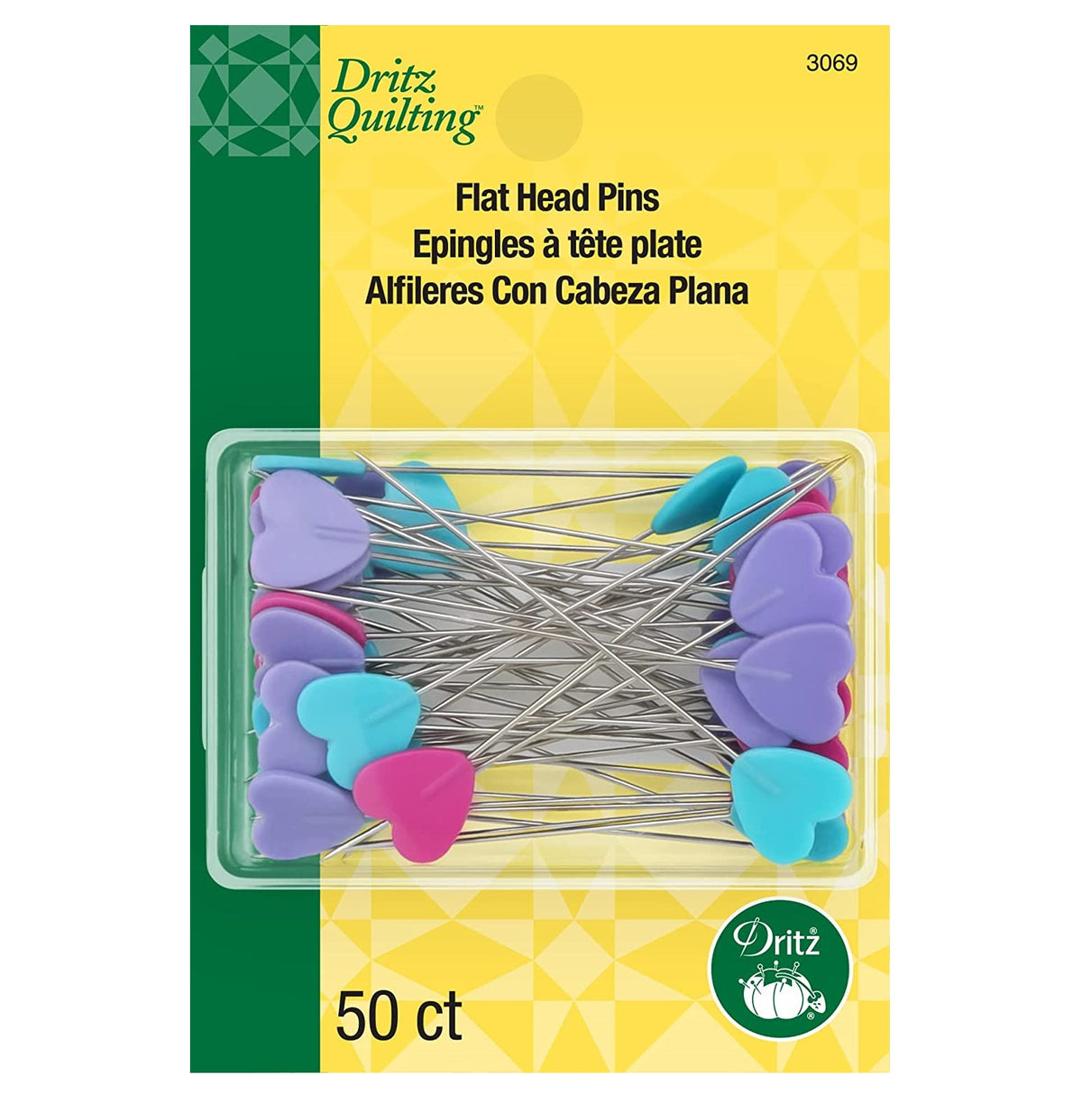 Alfileres Decorativos de Corazón 50u - Dritz