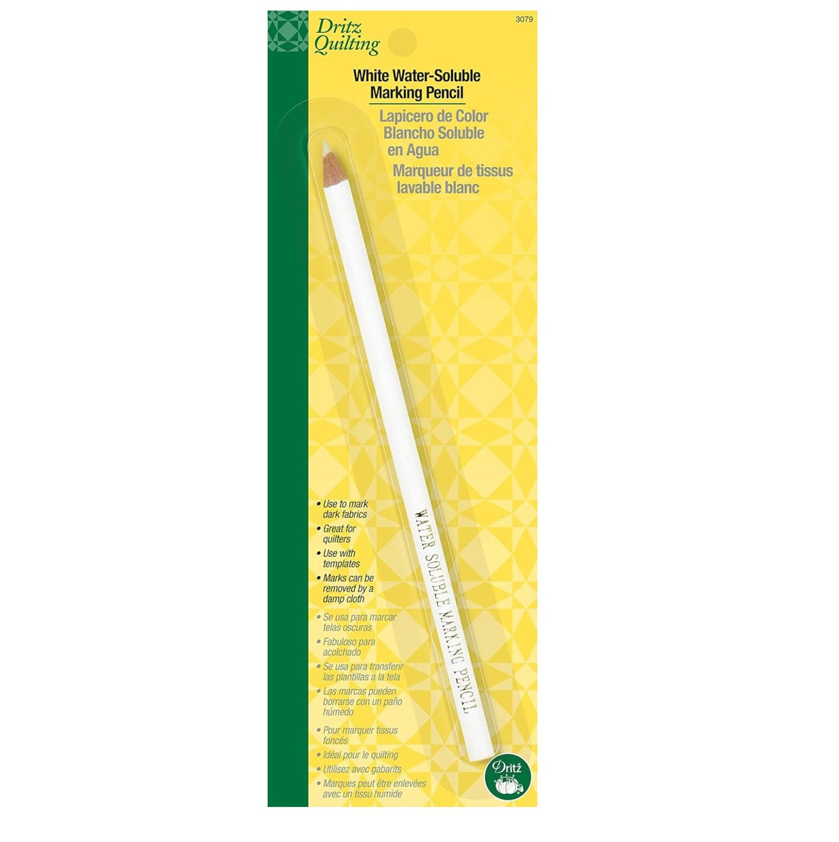 Lápiz blanco soluble en agua - Dritz