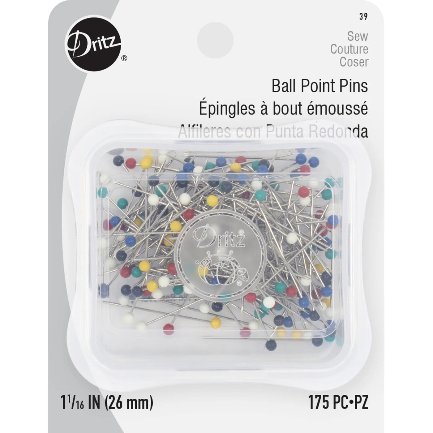 Alfiler Punta de Bola 75u - Dritz