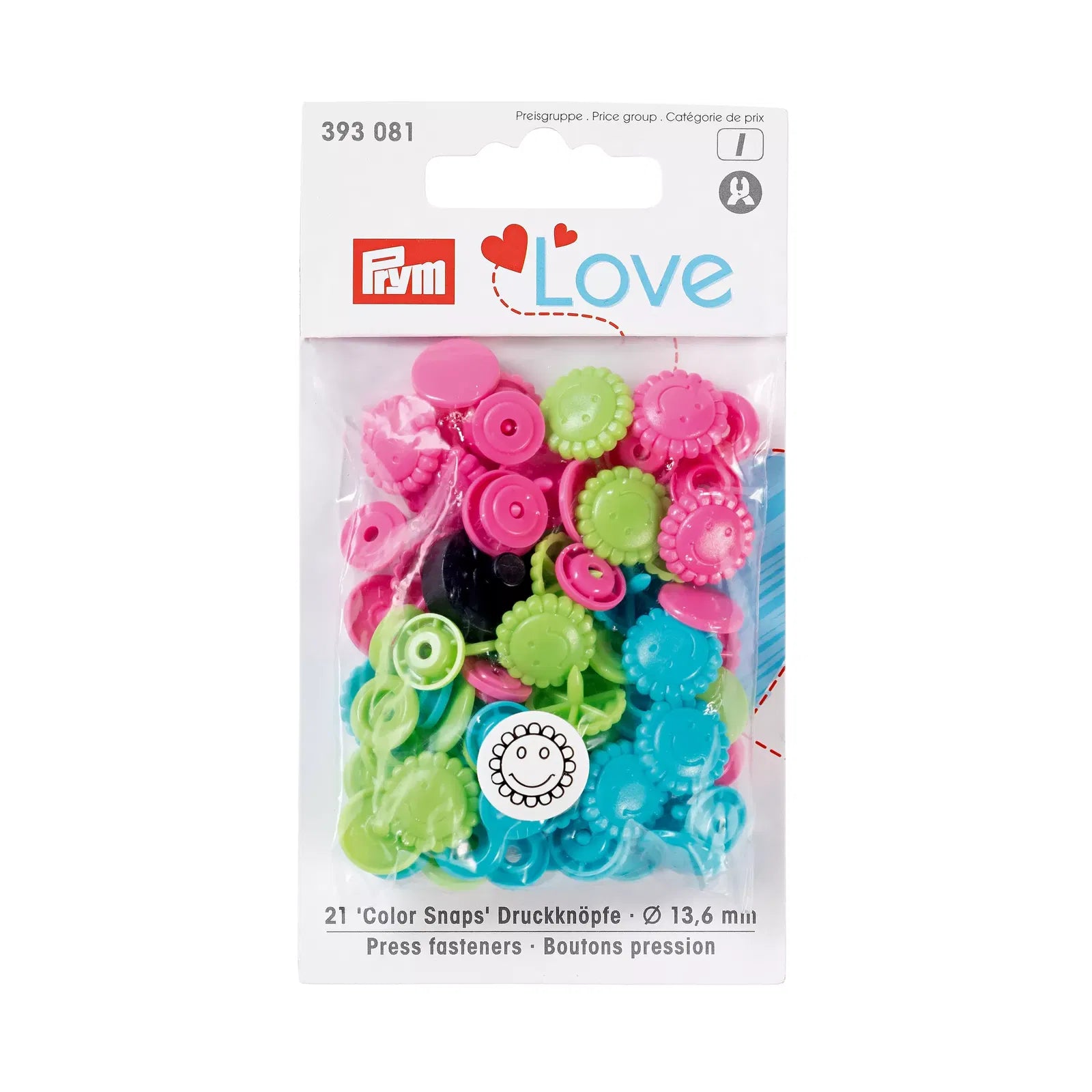 Snap Broche Plástico Flor 12 mm – Prym 30 U