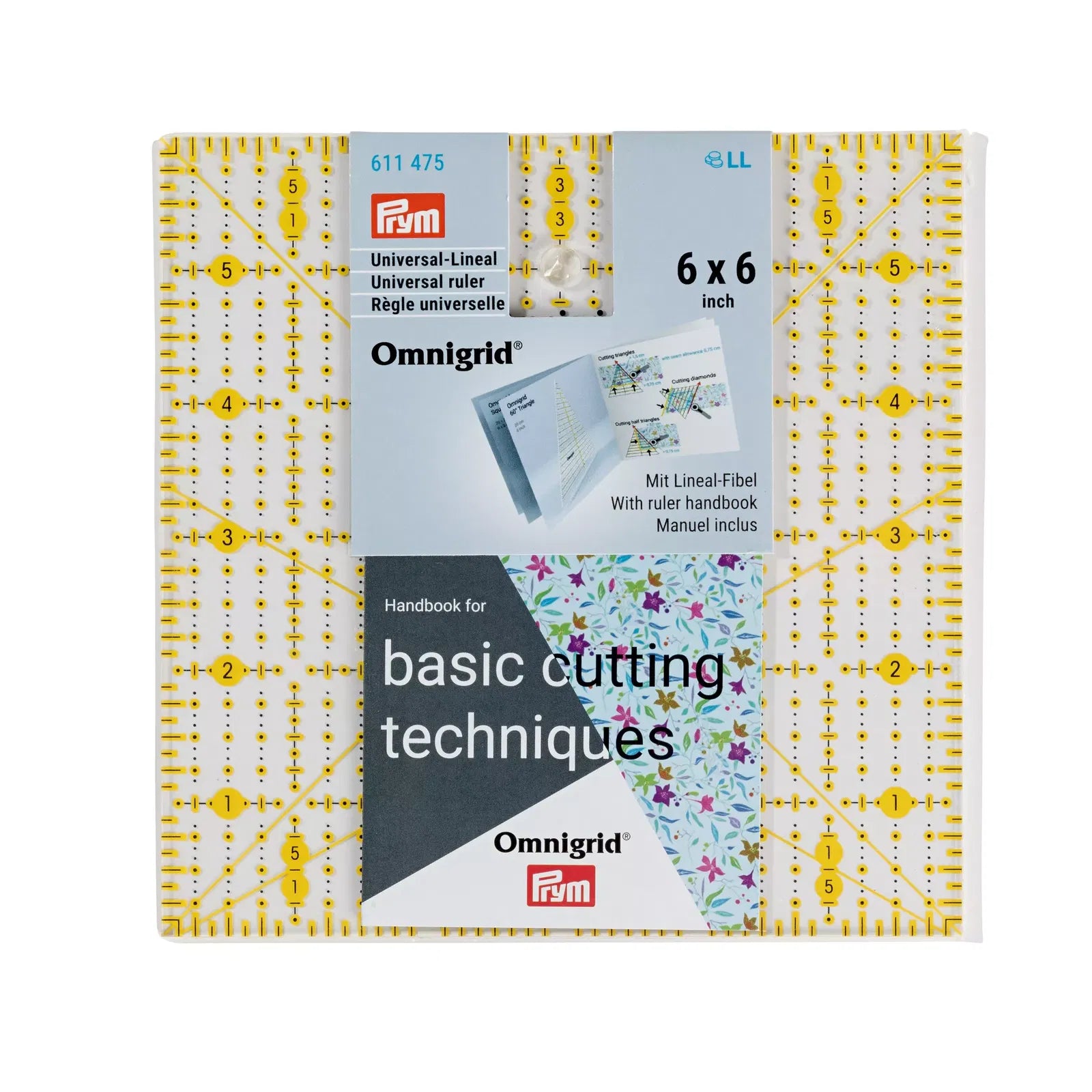 Regla 6x6" - Prym