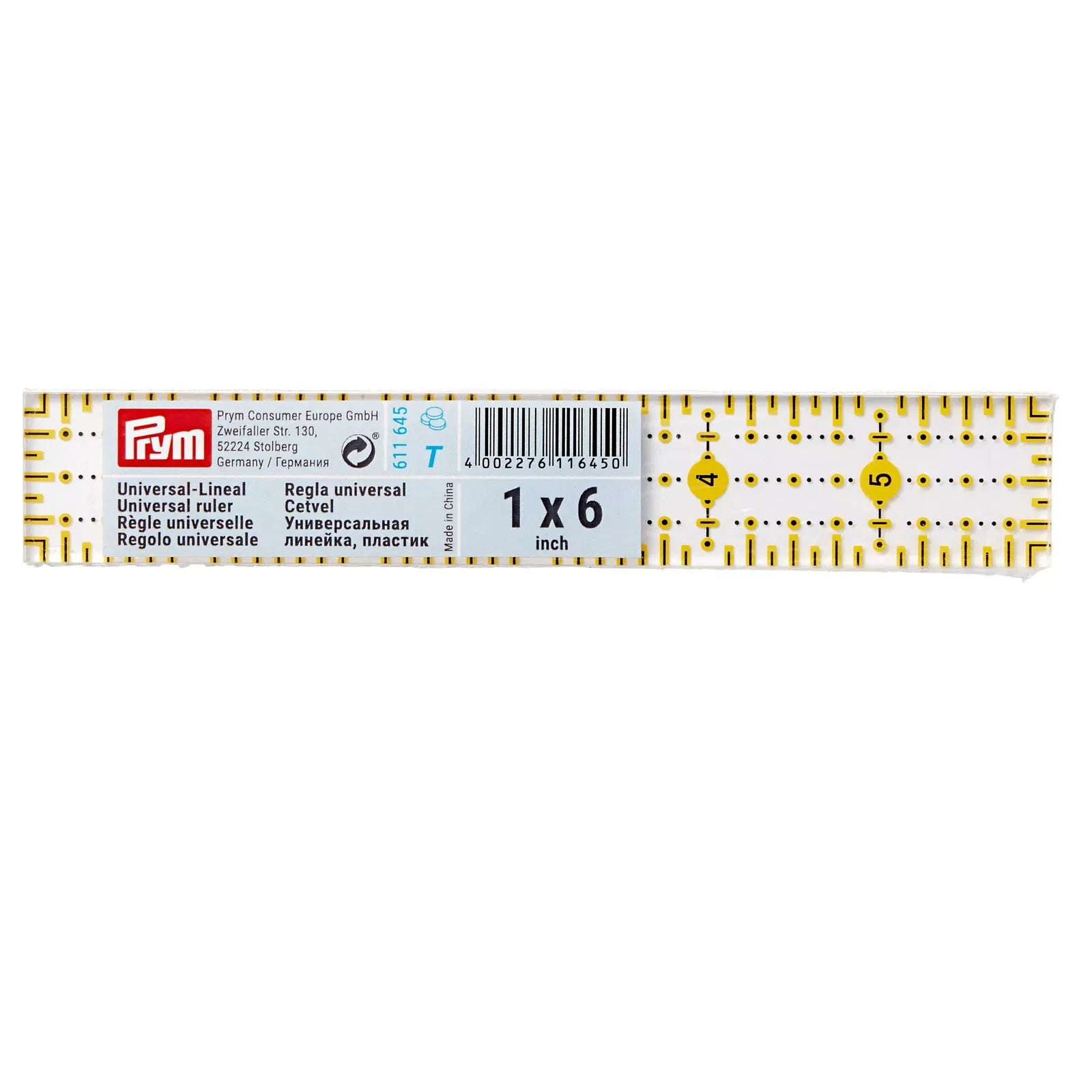 Regla 1x6" - Prym