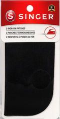 Parches Negros Termoadhesivos 2u - Singer