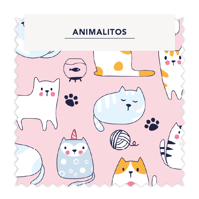 Gatos con Humita Rosa