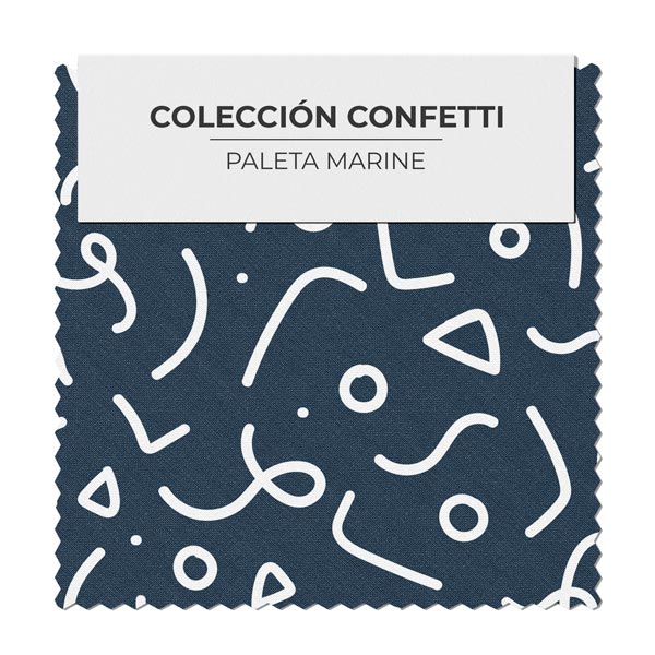 Confetti Azul Marino
