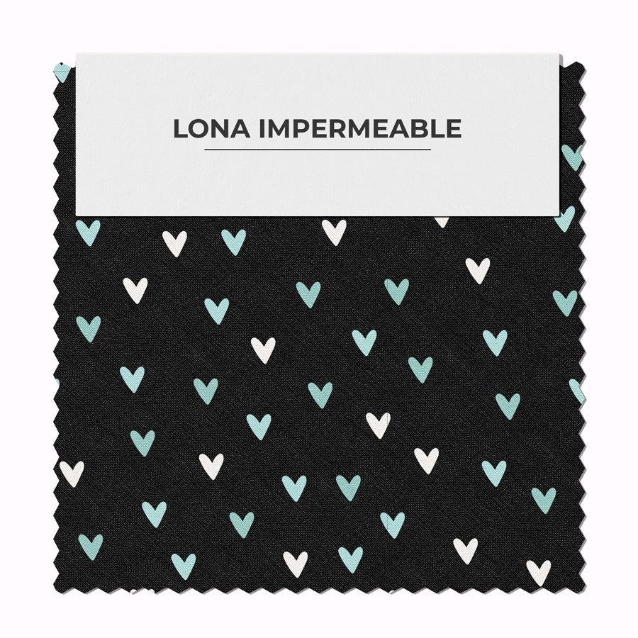 Corazones Mini Negro Menta