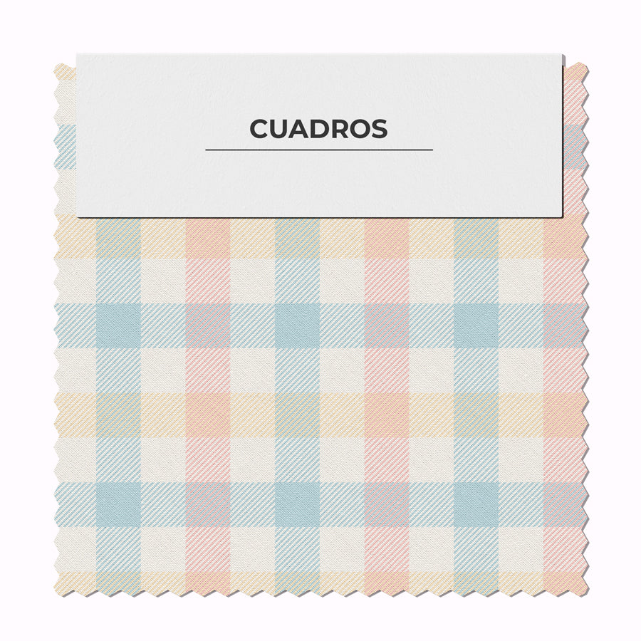 Cuadrille Arcoíris Pastel Viejo