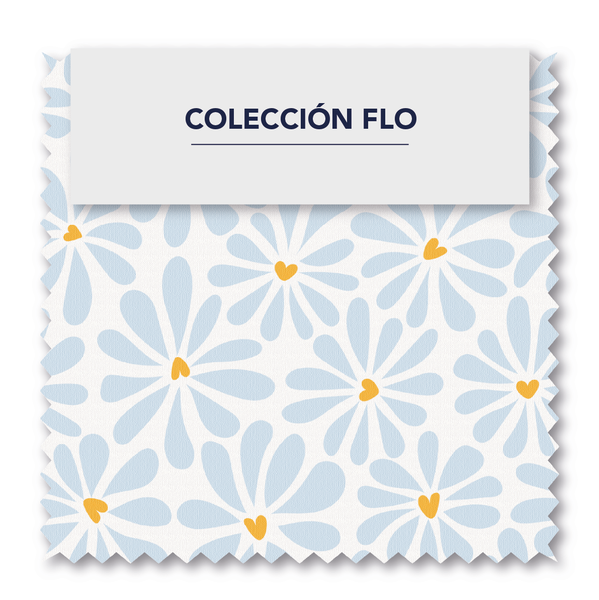 Flor de Corazón Celeste