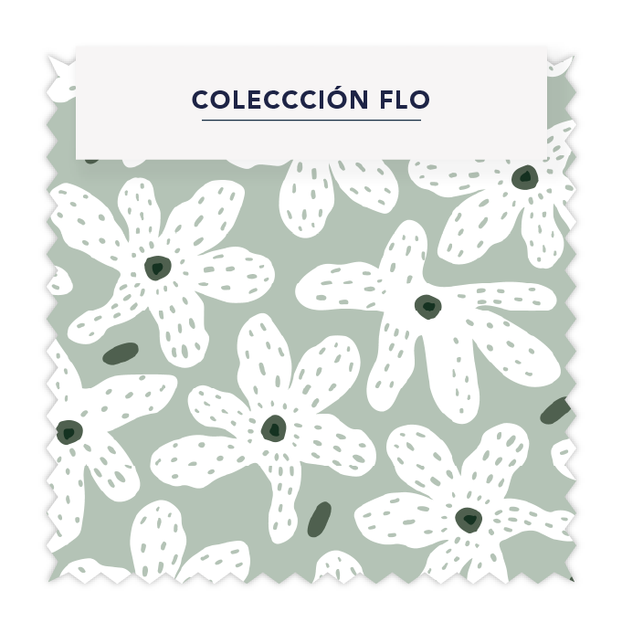 Flores Derretidas Verde
