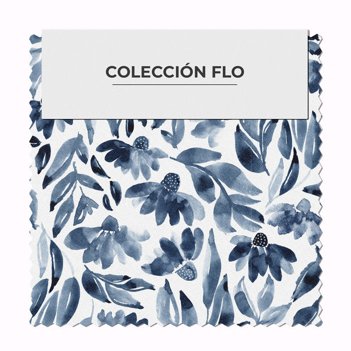 Flor de Acuarela Azul
