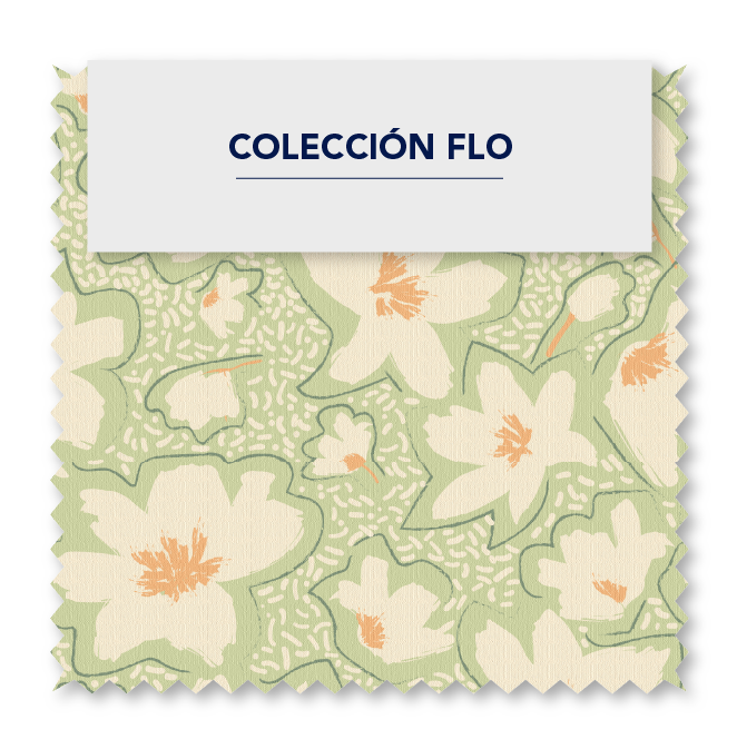 Flor Crema Verde