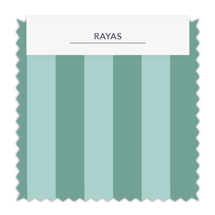 Rayas 2 cm Verde