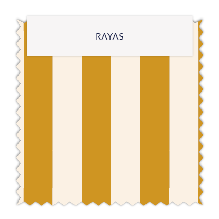 Rayas 2 cm Mostaza