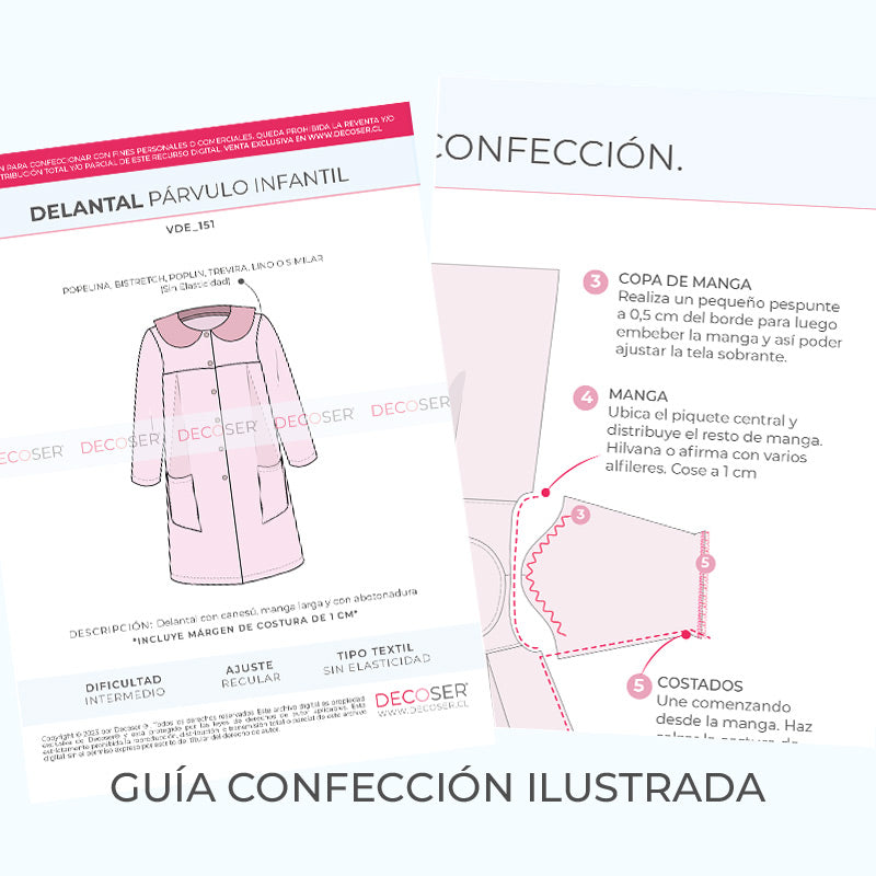 Delantal Párvulo Infantil