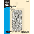 Ojetillo Aluminio Plateado 4 mm 100u - Dritz