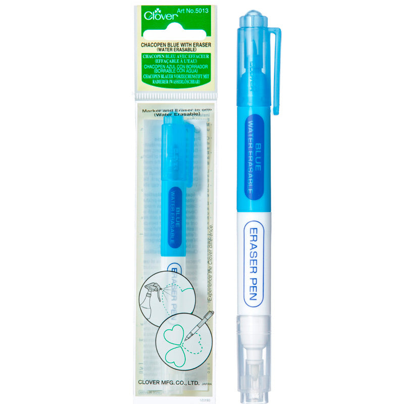 Lápiz de Tela Azul con Borrador - Clover